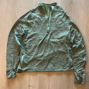 Mens Nike running 1/4 zip